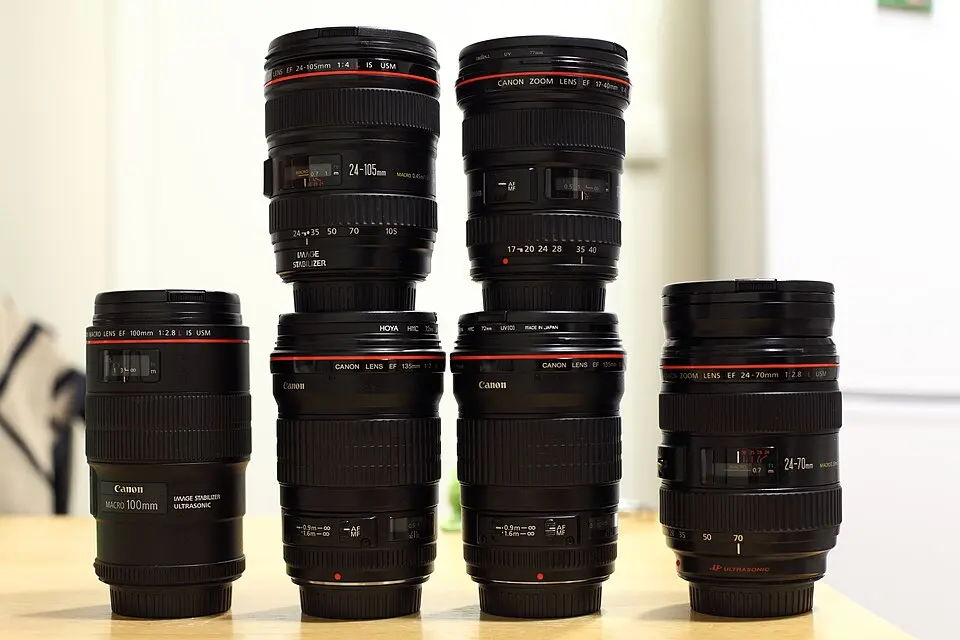Illustrative Lenses equipment photograph
